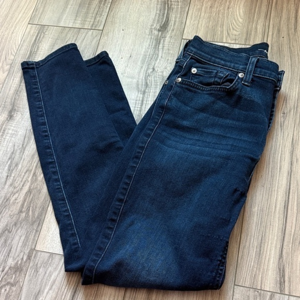 EUC 7 For All Mankind High Waist Ankle Gwenevere Skinny Jeans